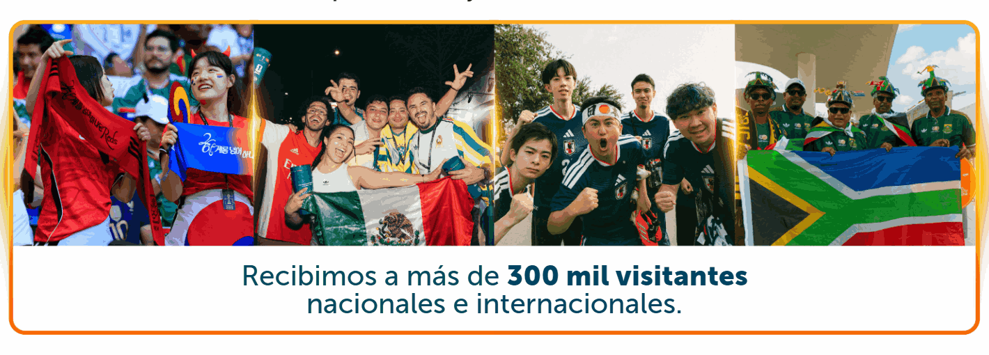Recibimos a más de 300 mil visitantes nacionales e internacionales